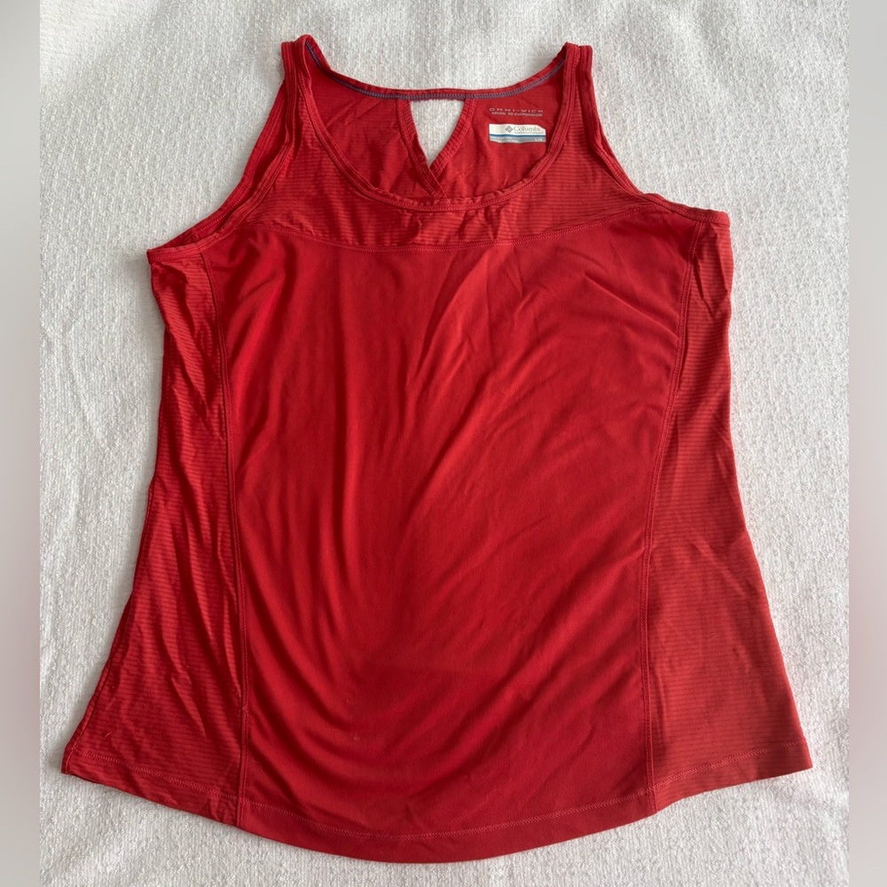 Columbia Women's Red Tank Top like new